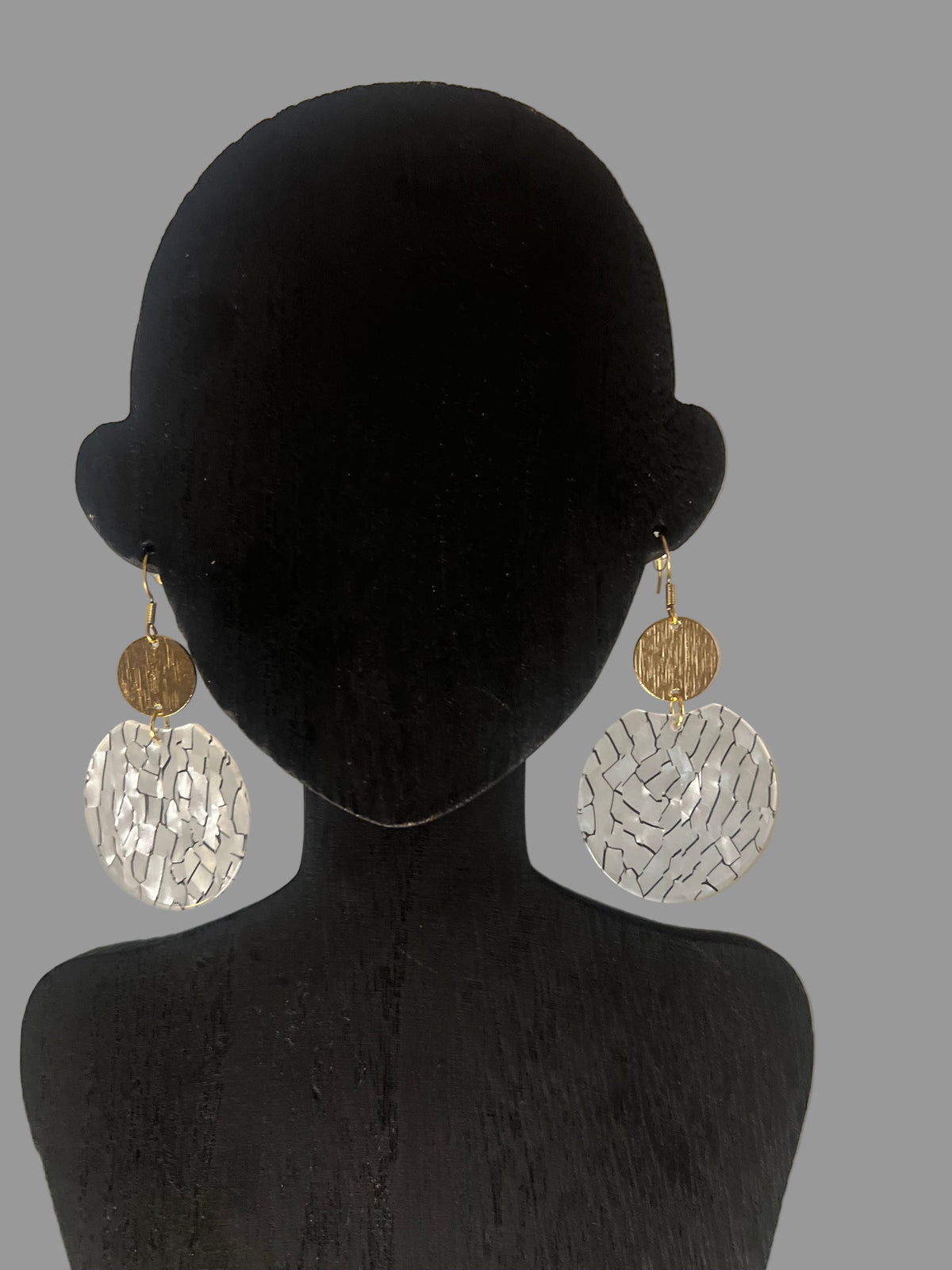 The Black and White Statement Earrings